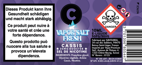 BO CASSIS 10ML 20MG