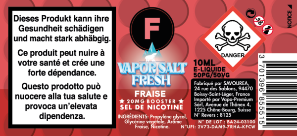BO FRAISE 10ML 20MG