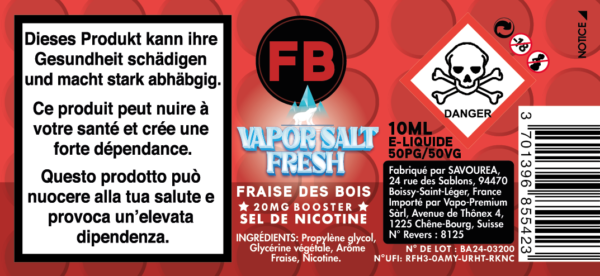 BO FRAISE DES BOIS 10ML 20MG
