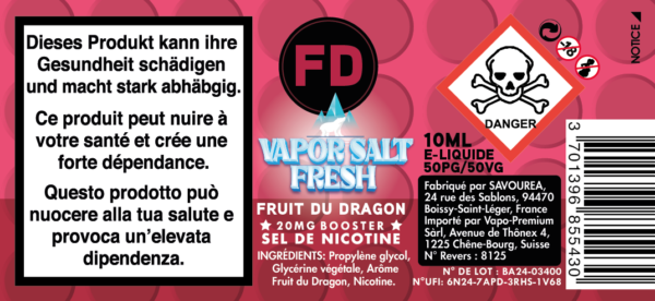 BO FRUIT DU DRAGON 10ML 20MG