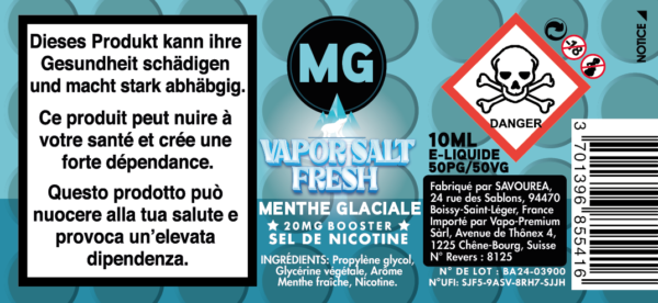 BO MENTHE GLACIALE 10ML 20MG