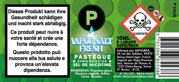 BO PASTEQUE 10ML 20MG