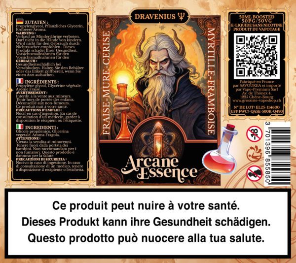 EL ARACNE ESSENCE DRAVENIUS 50ML BOOSTED