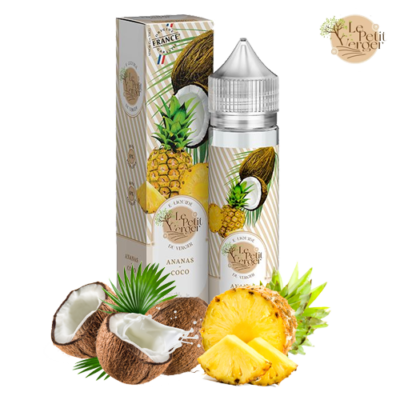 Le petit verger Ananas Coco 50 ml 0mg