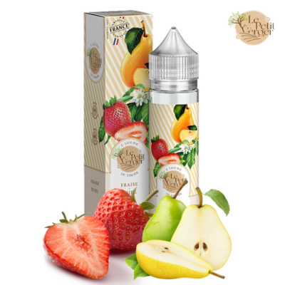 Le petit verger Fraise Poire 50 ml 0mg