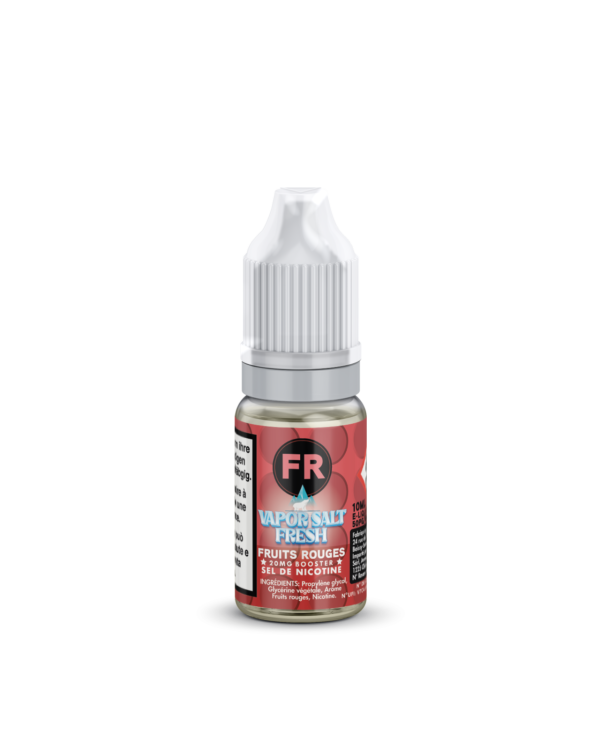 MOCKUP FRUITS ROUGES VAPOR FRESH SEL DE NICOTINE