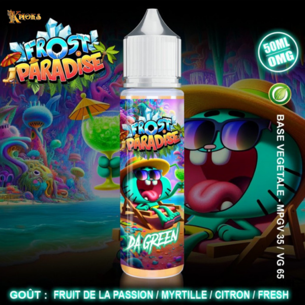 Knoks Frost Paradise Da Green 50ml 0mg