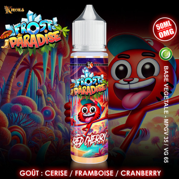 Knoks Frost Paradise Red Cherry 50ml 0mg