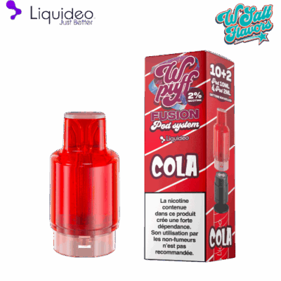Pod Wpuff Cola Fusion Liquideo 2ml + 10ml