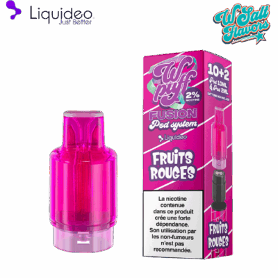 Pod Wpuff Fruits Rouges Fusion Liquideo 2ml + 10ml