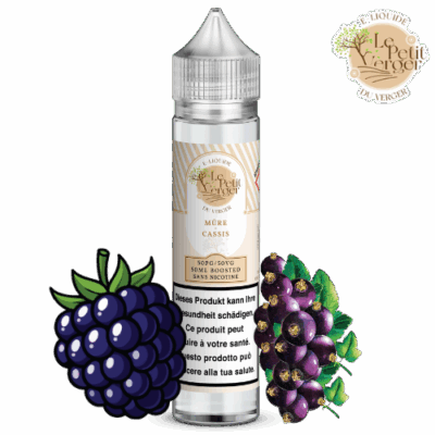 Le Petit Verger Mûre Cassis 50ml 0mg