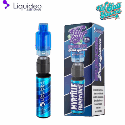 kit Wpuff Myrtille Framboyante Fusion Liquideo