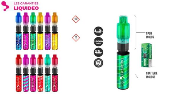 kit Wpuff Grosse Fraise Fusion Liquideo