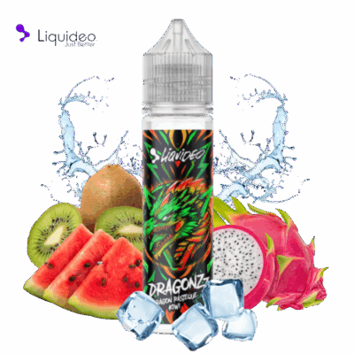 Liquideo Dragonzz Pastèque Kiwi 50ml 0mg