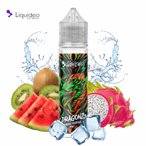 Liquideo Dragonzz Pastèque Kiwi 50ml 0mg
