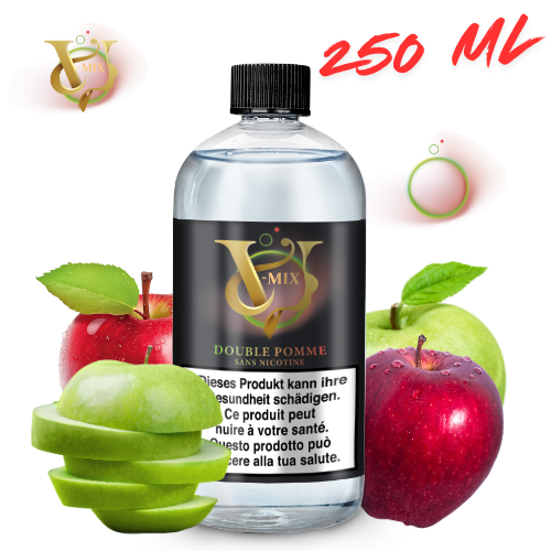 V-Mix Double Pomme 250ML 0MG