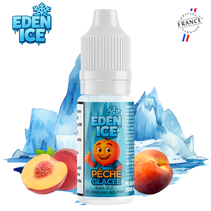Eden Ice Booster de Nicotine Pêche Glacée 10ml 20mg