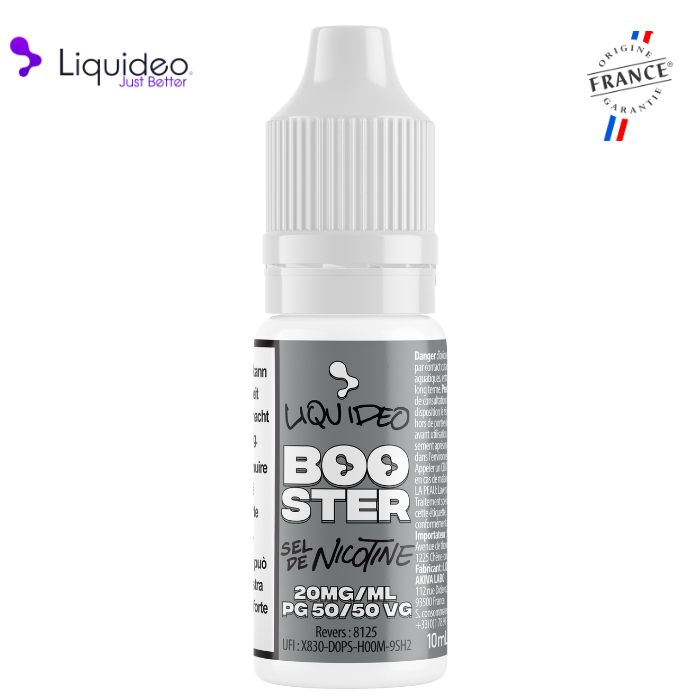 Liquideo Booster Sel de Nicotine 10ml 20mg 50PG50VG