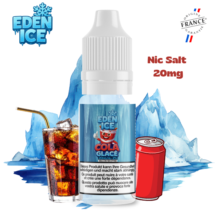 Eden Ice Cola Glacé Nic Salt 10ml 20mg