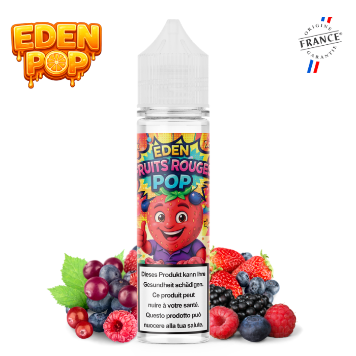 Eden Pop Fruits Rouges 50ml 0mg