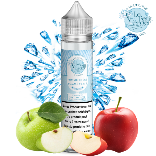 Le Petit Verger Pomme Rouge Pomme Verte Frais 50ml 0mg