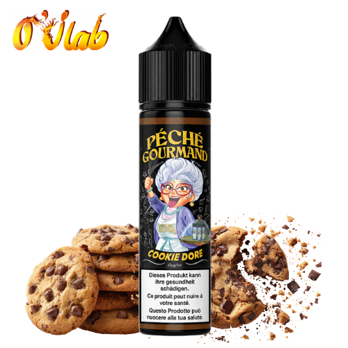 O'j Lab Péché Gourmand Cookie Doré 50ml 0mg