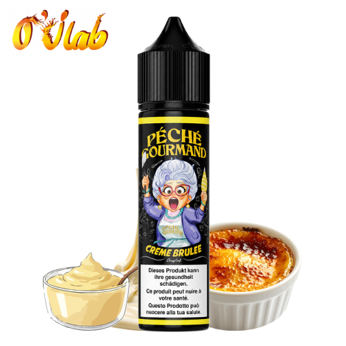 O'j Lab Péché Gourmand Crème Brûlée 50ml 0mg